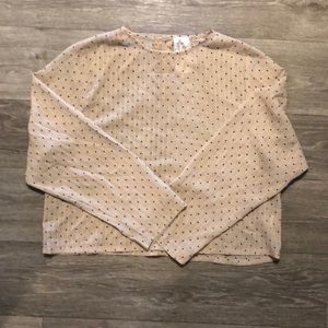 Sadie & Sage cropped blouse